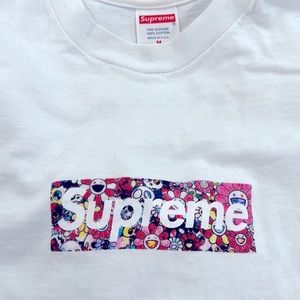Supreme x Takeshita Murakami COVID-19 Relief Box Logo Tee - White - Medium